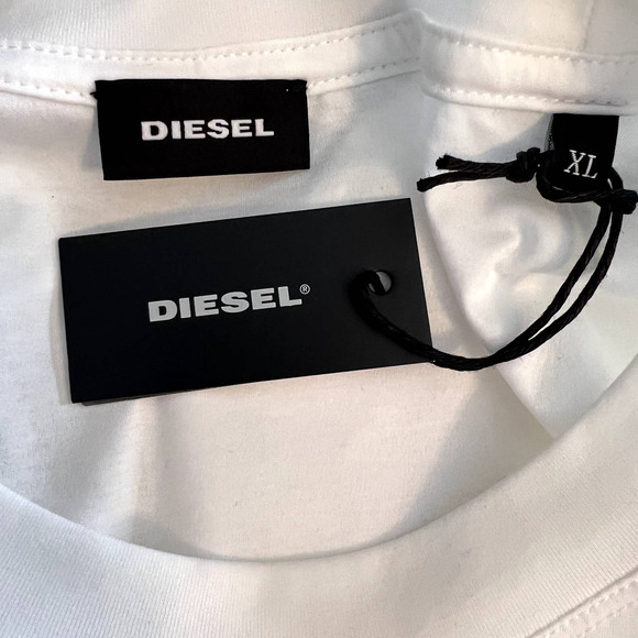 Diesel T Wallace White T Shirt Eye Doctor Graphic Top Men's Sz XL NWT - Picture 6 of 7